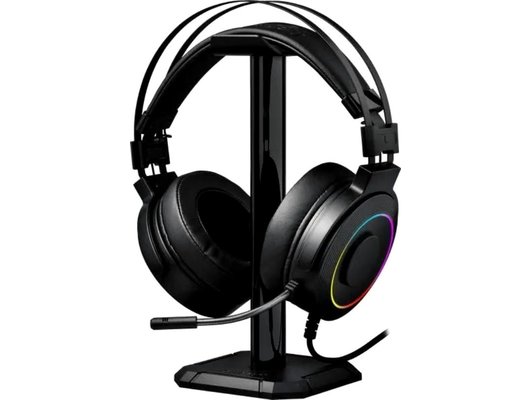 Игровые наушники проводные Redragon Lamia 2 черный/красный + подставка